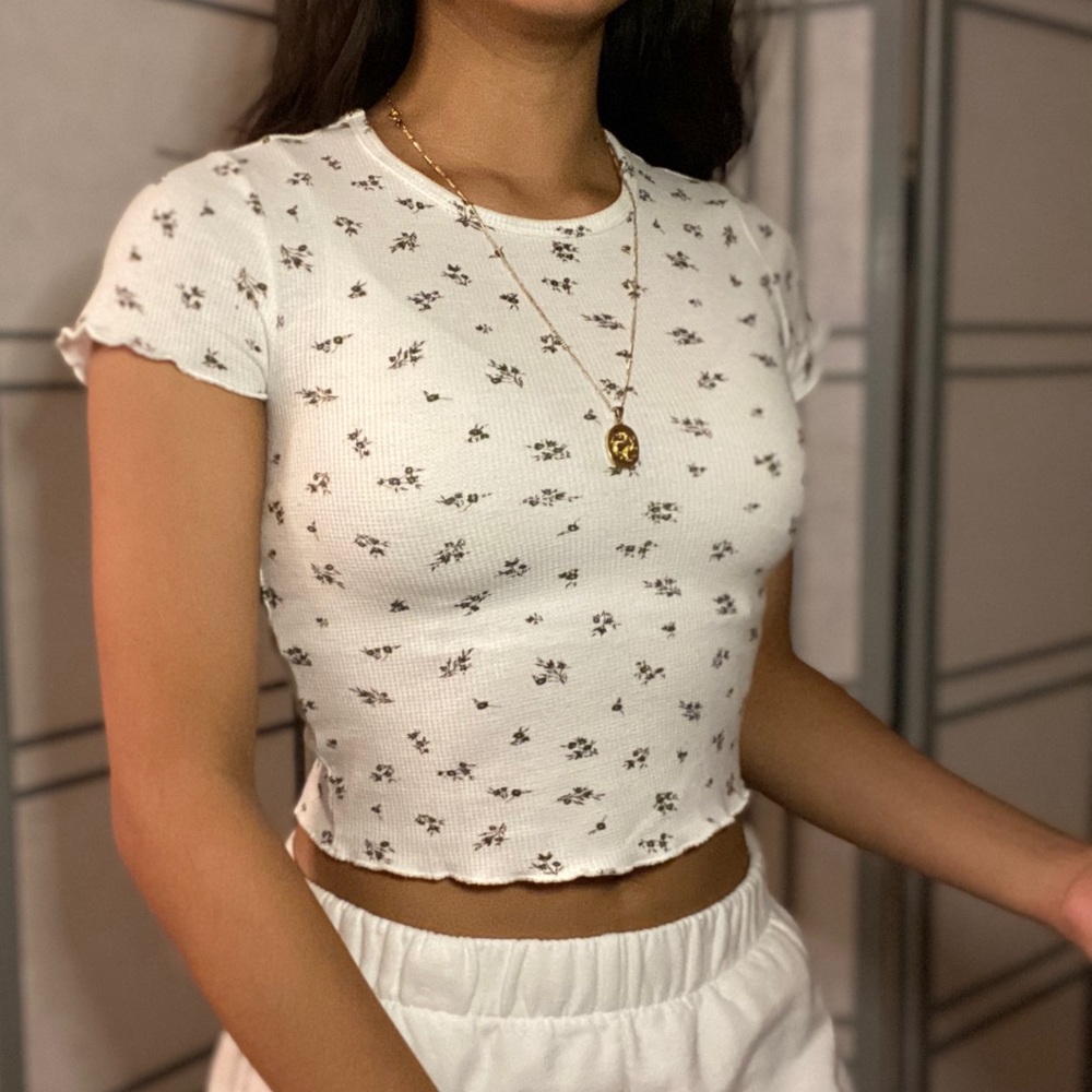 Cotton On Floral Cap Sleeve Top